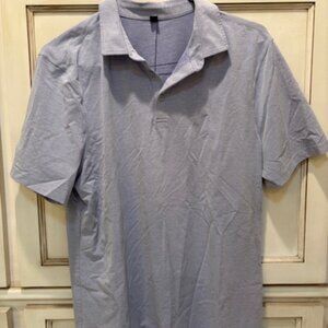 Lululemon Men's Polo Shirt, Purple, Size XL